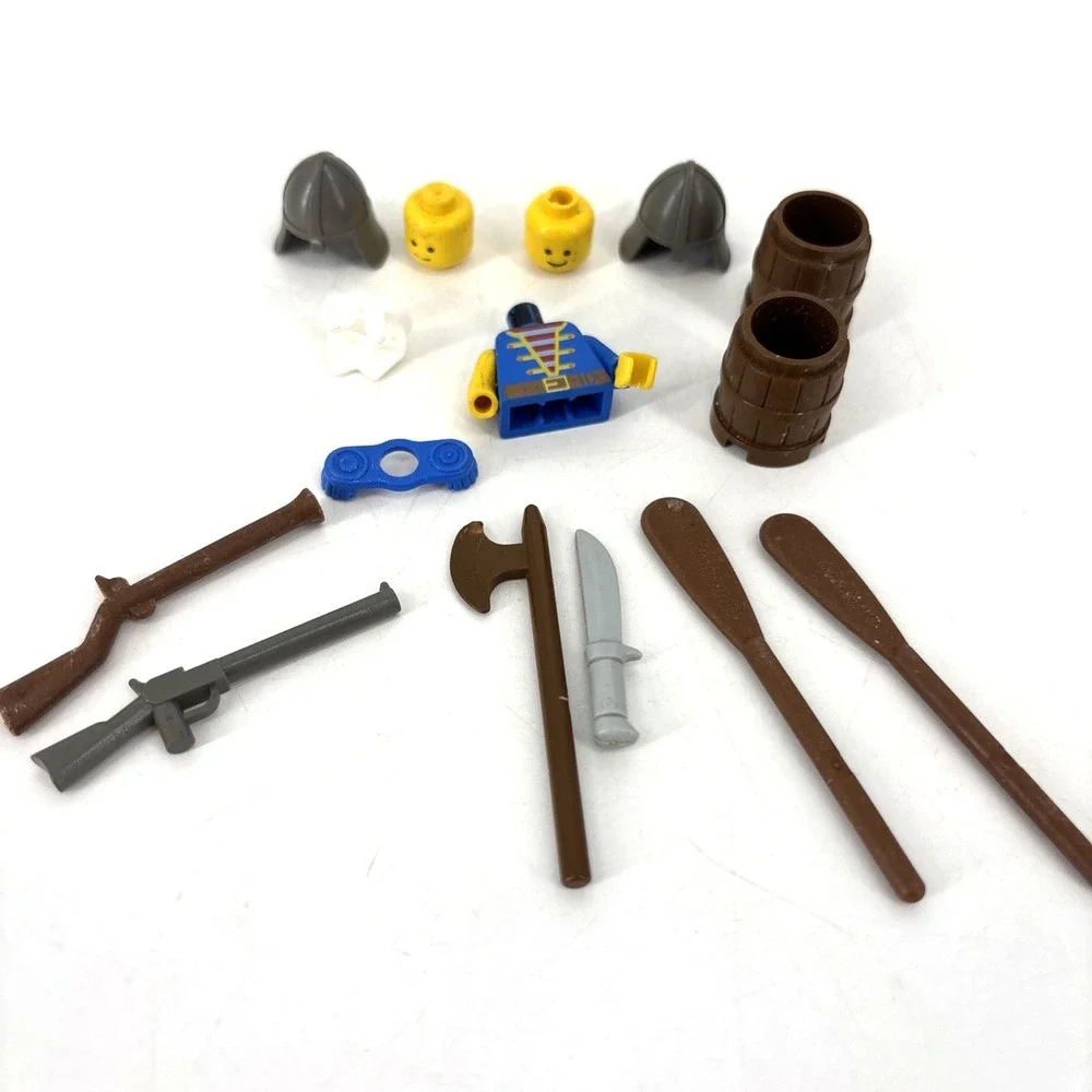 Vtg Lego PIRATES Knights Parts Pieces Fodder Eldorado Fortress‎ Admiral Etc